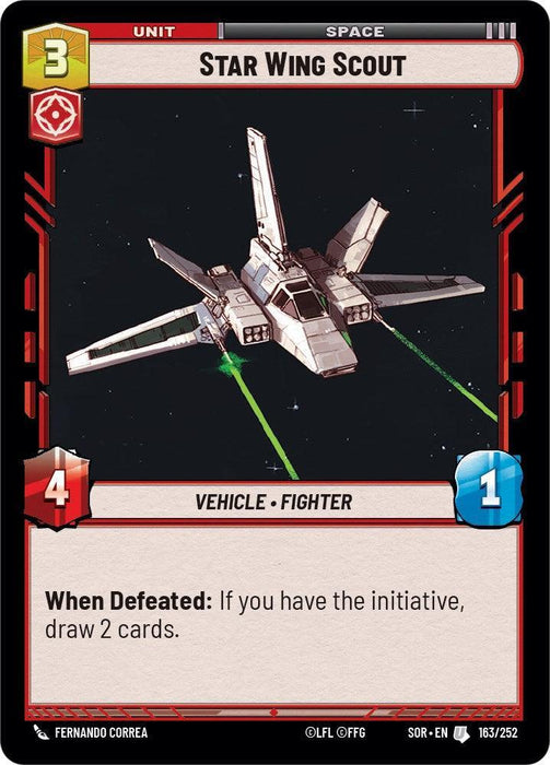 Star Wing Scout (163/252) [Spark of Rebellion] - for just $0.10! 