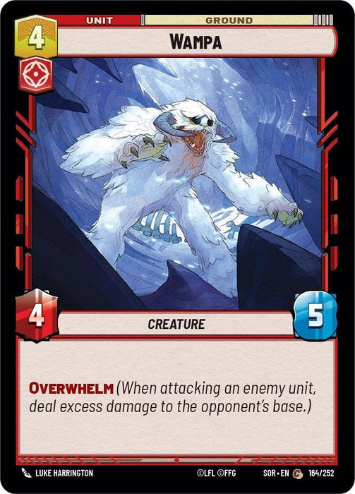 Wampa (164/252) [Spark of Rebellion] - for just $0.10! 