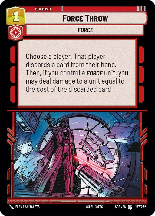 Force Throw (167/252) [Spark of Rebellion] - for just $0.15! 