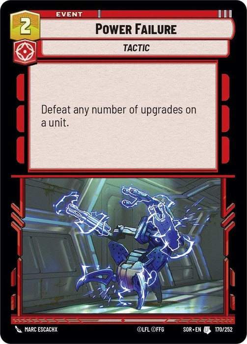Power Failure (170/252) [Spark of Rebellion] - for just $0.10! 
