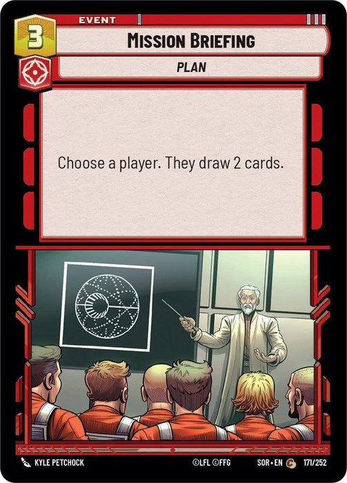 Mission Briefing (171/252) [Spark of Rebellion] - for just $0.10! 