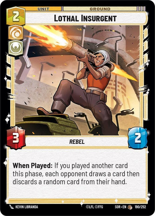 Lothal Insurgent (190/252) [Spark of Rebellion] - for just $0.10! 