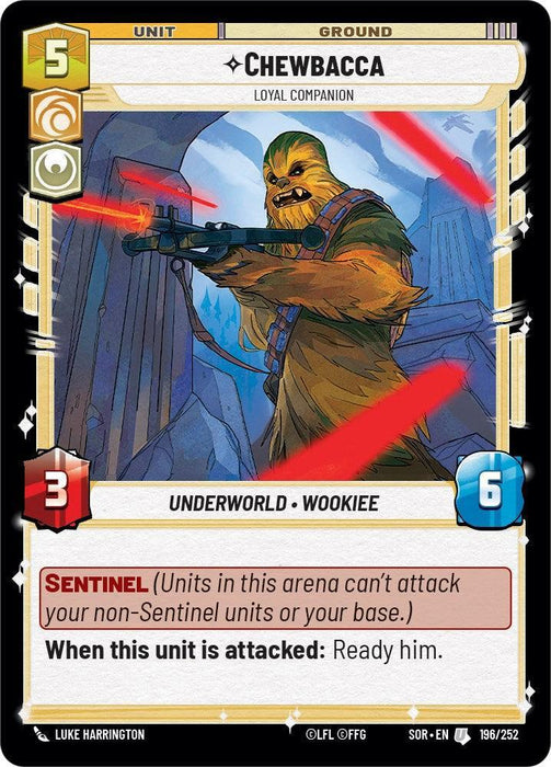 Chewbacca - Loyal Companion (196/252) [Spark of Rebellion] - for just $0.10! 