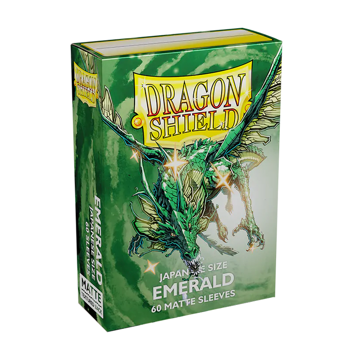 Dragon Shield: Japanese Size 60ct Sleeves - Emerald (Matte) - Just $5.95! Shop now at Retro Gaming of Denver