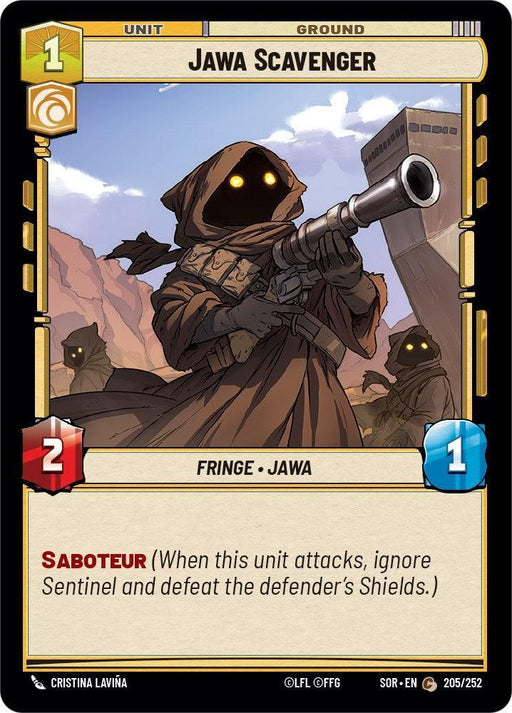 Jawa Scavenger (205/252) [Spark of Rebellion] - for just $0.10! 