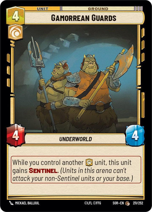 Gamorrean Guards (211/252) [Spark of Rebellion] - for just $0.10! 