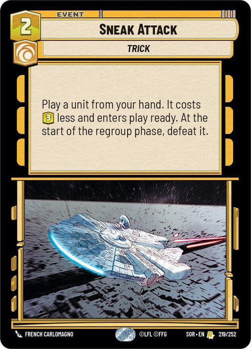 Sneak Attack (219/252) [Spark of Rebellion] - for just $0.25! 