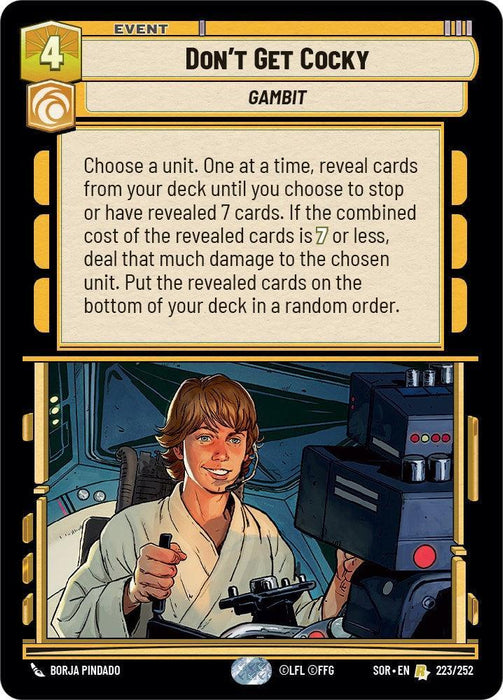 Don't Get Cocky (223/252) [Spark of Rebellion] - for just $0.10! 