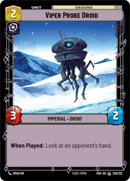 Viper Probe Droid (228/252) [Spark of Rebellion] - for just $0.10! 