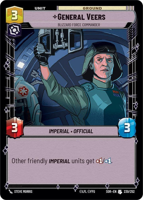 General Veers - Blizzard Force Commander (230/252) [Spark of Rebellion] - for just $0.10! 