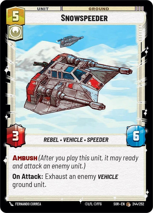 Snowspeeder (244/252) [Spark of Rebellion] - for just $0.10! 