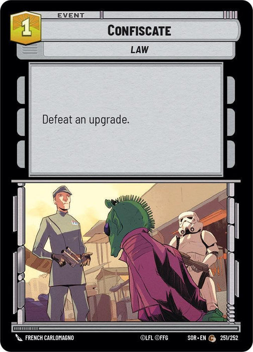 Confiscate (251/252) [Spark of Rebellion] - for just $0.10! 