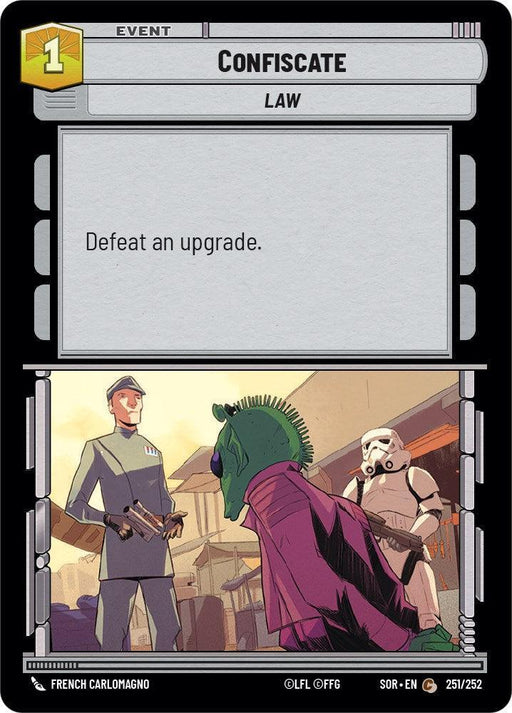 Confiscate (251/252) [Spark of Rebellion] - for just $0.10! 