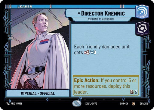 Director Krennic - Aspiring to Authority (001/252) [Spark of Rebellion] - for just $0.10! 