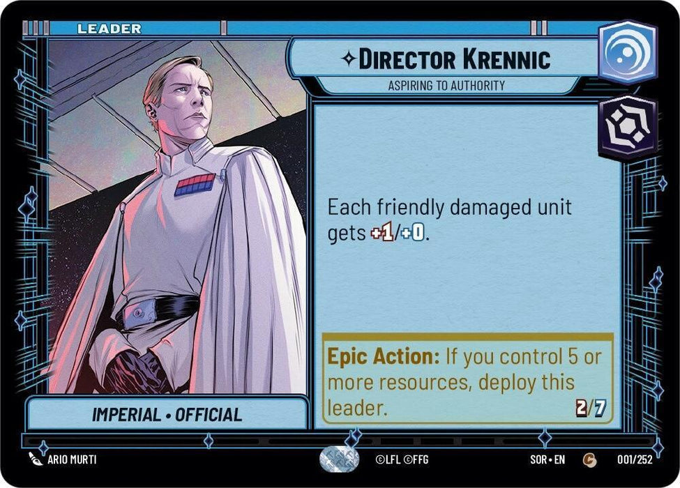 Director Krennic - Aspiring to Authority (001/252) [Spark of Rebellion] - for just $0.10! 