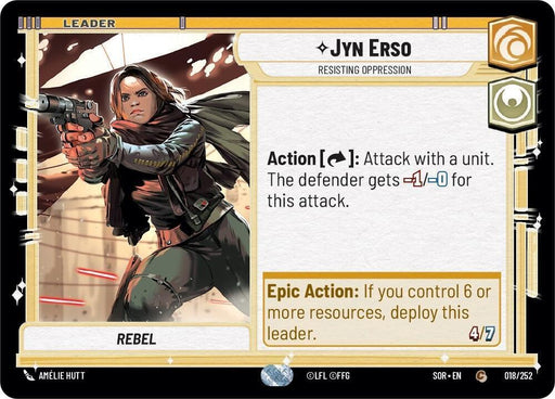 Jyn Erso - Resisting Oppression (018/252) [Spark of Rebellion] - for just $0.10! 