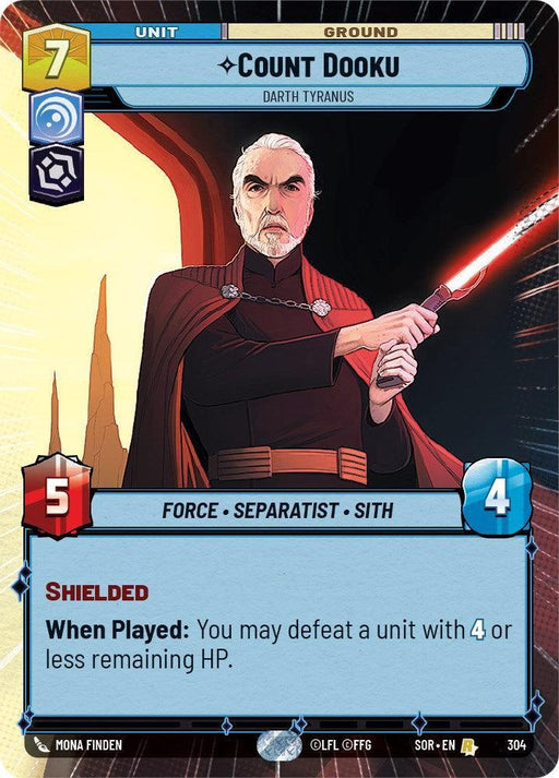 Count Dooku - Darth Tyranus (Hyperspace) (304) [Spark of Rebellion] - for just $0.90! 