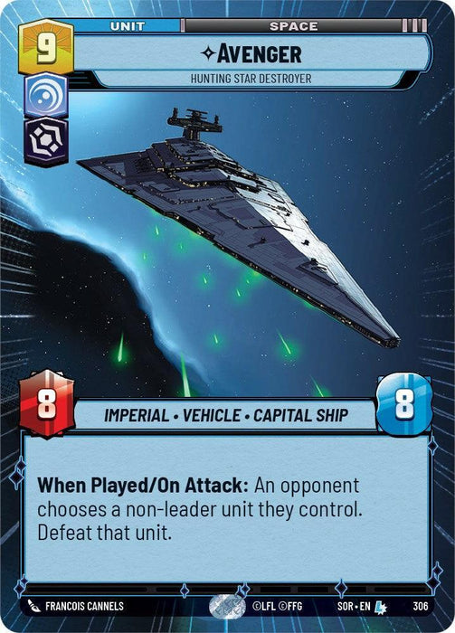 Avenger - Hunting Star Destroyer (Hyperspace) (306) [Spark of Rebellion] - for just $5.60! 