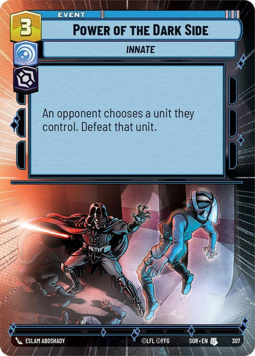 Power of the Dark Side (Hyperspace) (307) [Spark of Rebellion] - for just $2! 
