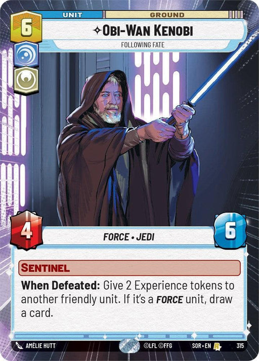 Obi-Wan Kenobi - Following Fate (Hyperspace) (315) [Spark of Rebellion] - for just $1.85! 