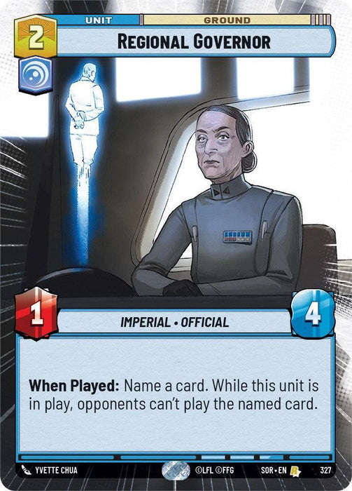 Regional Governor (Hyperspace) (327) [Spark of Rebellion] - for just $1.25! 