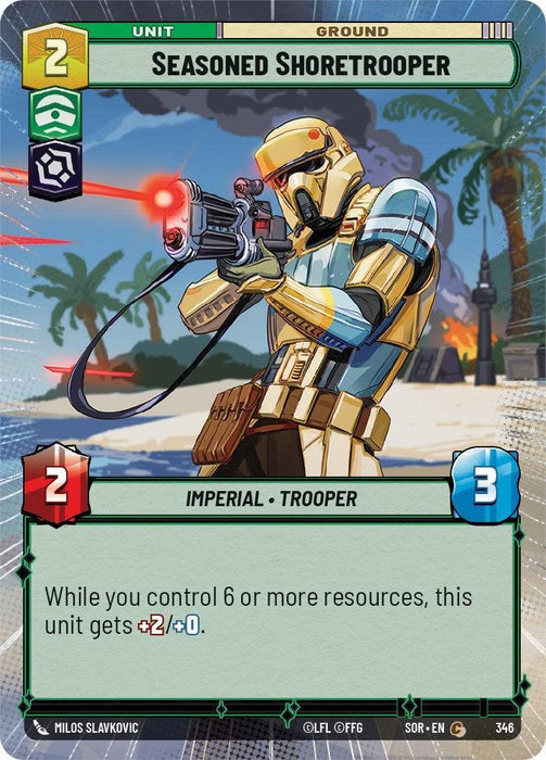 Seasoned Shoretrooper (Hyperspace) (346) [Spark of Rebellion] - for just $0.10! 