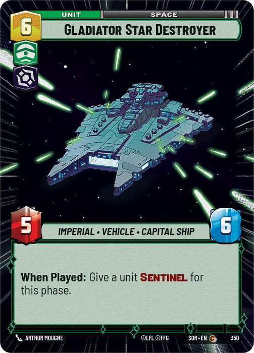 Gladiator Star Destroyer (Hyperspace) (350) [Spark of Rebellion] - for just $0.10! 