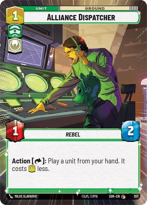 Alliance Dispatcher (Hyperspace) (357) [Spark of Rebellion] - for just $0.10! 