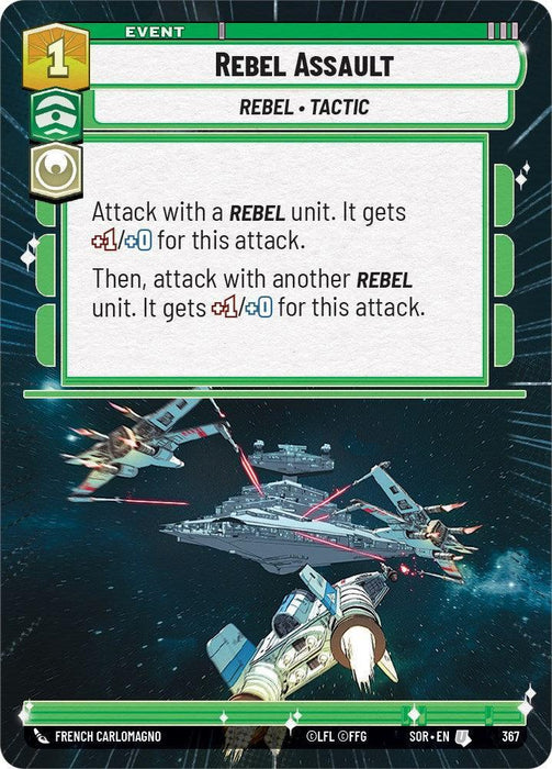 Rebel Assault (Hyperspace) (367) [Spark of Rebellion] - for just $0.55! 