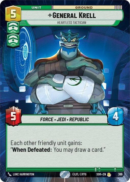 General Krell - Heartless Tactician (Hyperspace) (369) [Spark of Rebellion] - for just $0.45! 