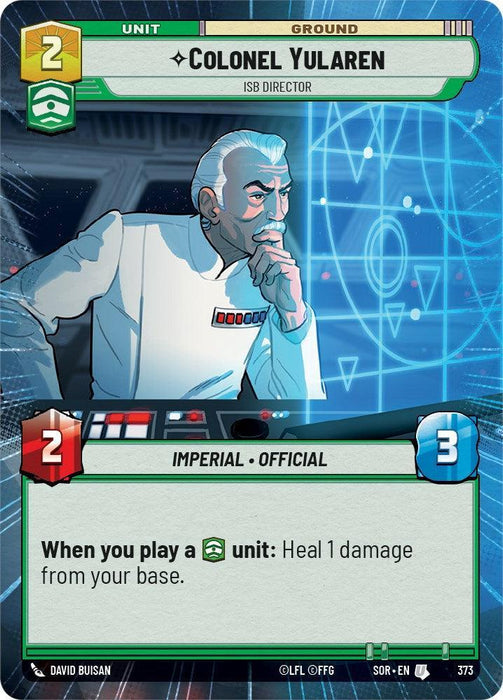 Colonel Yularen - ISB Director (Hyperspace) (373) [Spark of Rebellion] - for just $0.40! 