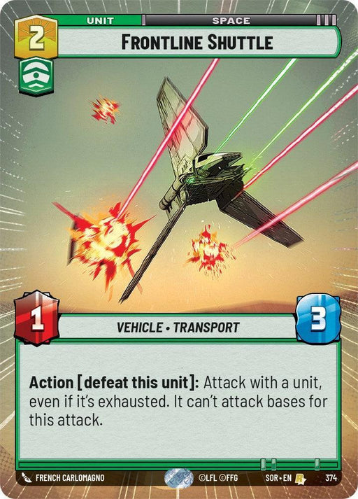 Frontline Shuttle (Hyperspace) (374) [Spark of Rebellion] - for just $0.35! 