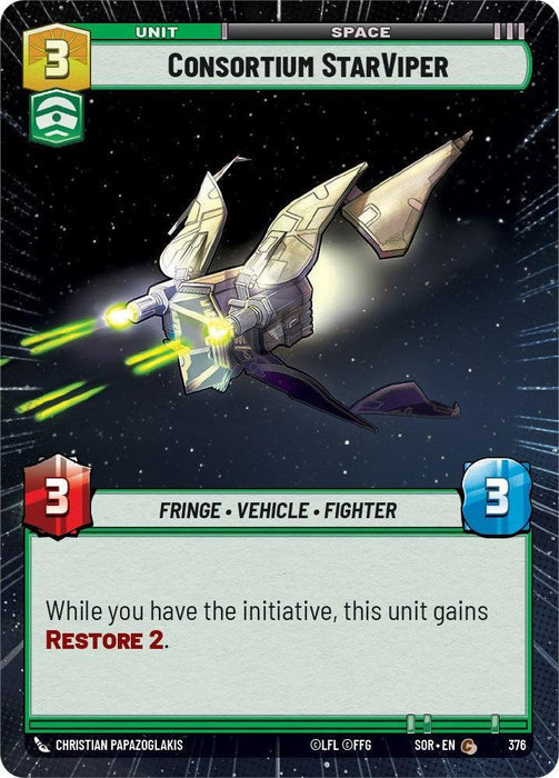 Consortium StarViper (Hyperspace) (376) [Spark of Rebellion] - for just $0.10! 
