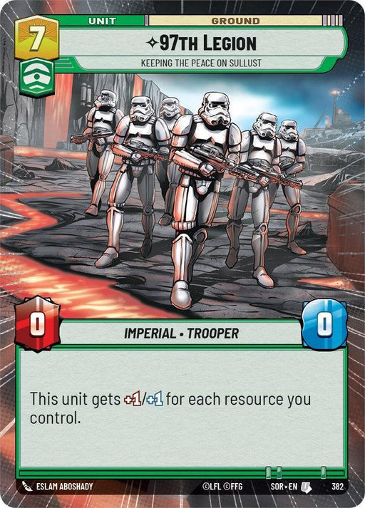 97th Legion - Keeping the Peace on Sullust (Hyperspace) (382) [Spark of Rebellion] - for just $0.15! 