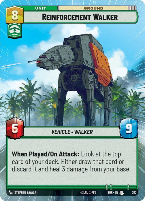 Reinforcement Walker (Hyperspace) (383) [Spark of Rebellion] - for just $1.05! 