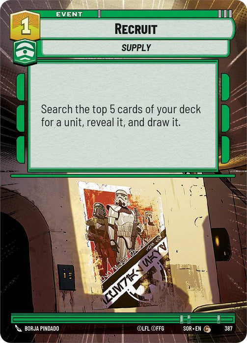 Recruit (Hyperspace) (387) [Spark of Rebellion] - for just $0.10! 