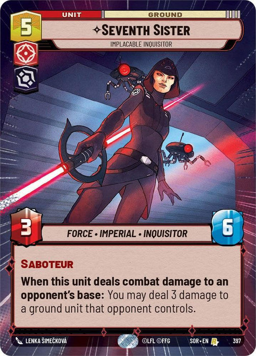 Seventh Sister - Implacable Inquisitor (Hyperspace) (397) [Spark of Rebellion] - for just $0.95! 
