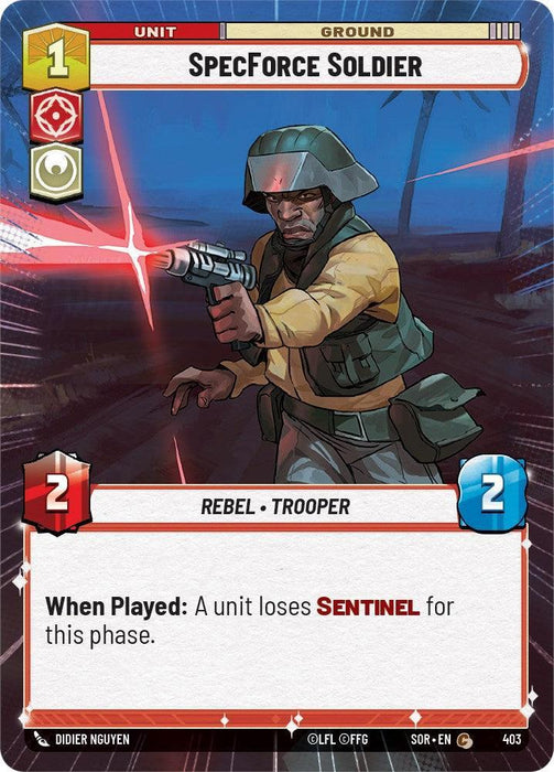 SpecForce Soldier (Hyperspace) (403) [Spark of Rebellion] - for just $0.10! 