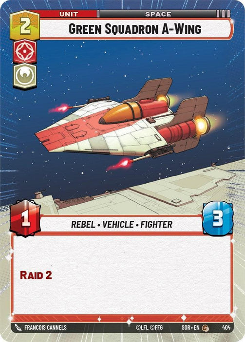 Green Squadron A-Wing (Hyperspace) (404) [Spark of Rebellion] - for just $0.30! 