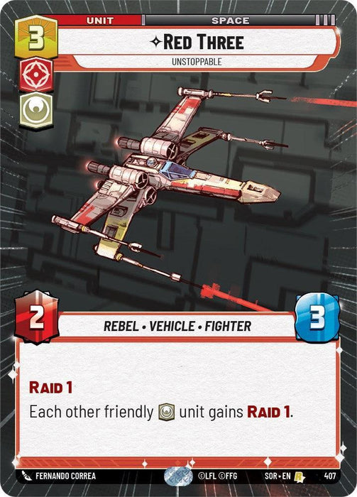 Red Three - Unstoppable (Hyperspace) (407) [Spark of Rebellion] - for just $2! 