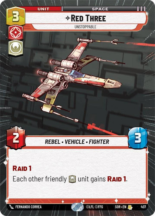 Red Three - Unstoppable (Hyperspace) (407) [Spark of Rebellion] - for just $1.85! 