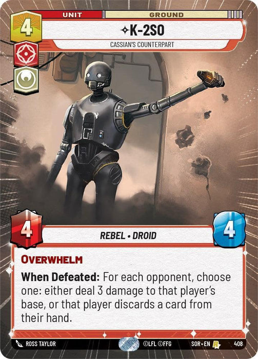 K-2SO - Cassian's Counterpart (Hyperspace) (408) [Spark of Rebellion] - for just $2.05! 