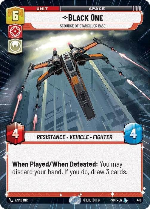 Black One - Scourge of Starkiller Base (Hyperspace) (410) [Spark of Rebellion] - for just $0.60! 