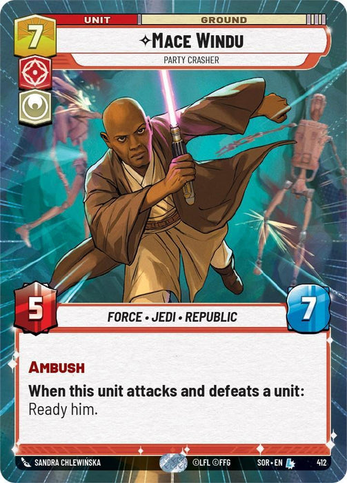 Mace Windu - Party Crasher (Hyperspace) (412) [Spark of Rebellion] - for just $2.05! 