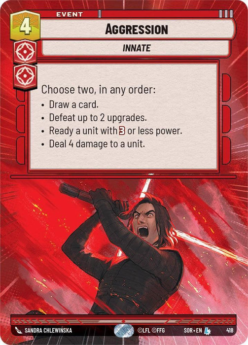 Aggression (Hyperspace) (418) [Spark of Rebellion] - for just $2.90! 