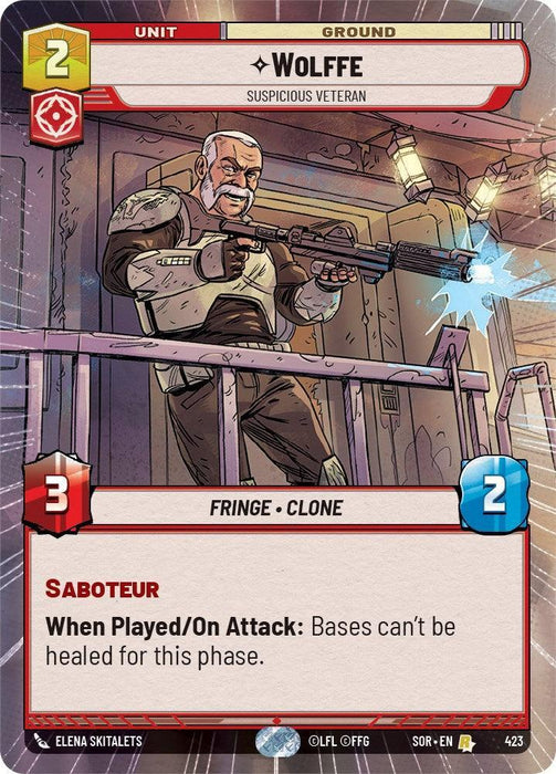 Wolffe - Suspicious Veteran (Hyperspace) (423) [Spark of Rebellion] - for just $0.95! 