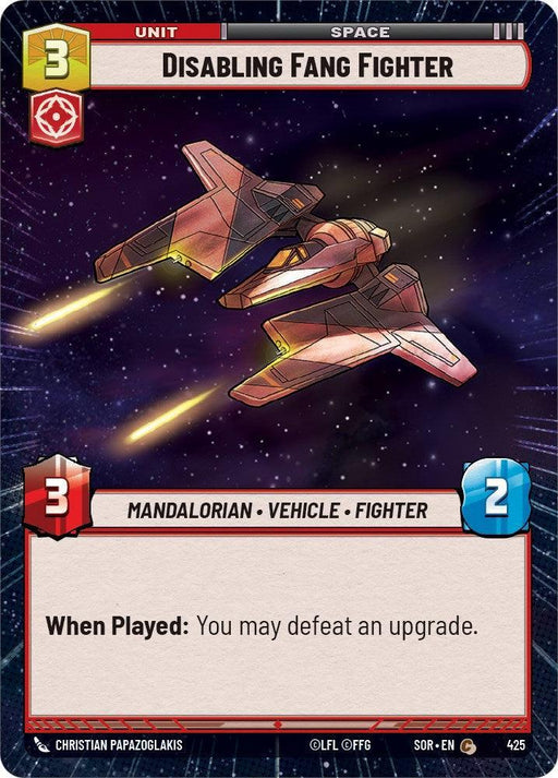 Disabling Fang Fighter (Hyperspace) (425) [Spark of Rebellion] - for just $0.15! 