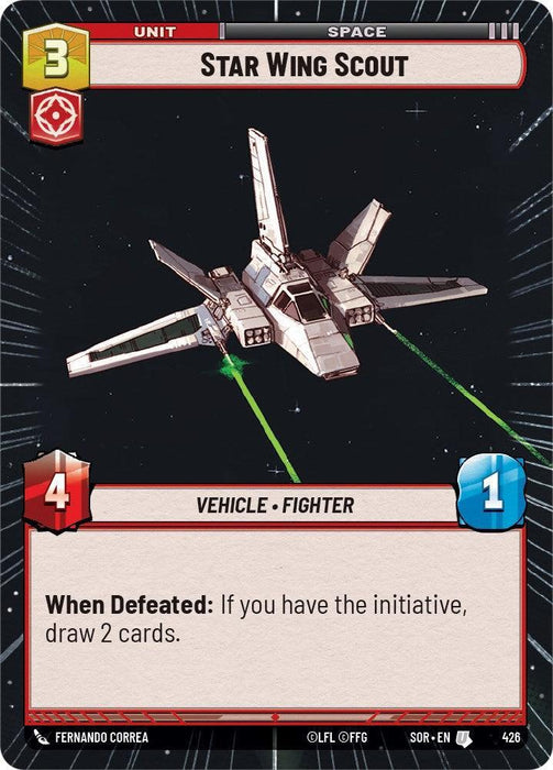Star Wing Scout (Hyperspace) (426) [Spark of Rebellion] - for just $0.15! 