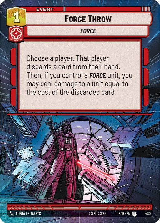 Force Throw (Hyperspace) (430) [Spark of Rebellion] - for just $0.90! 