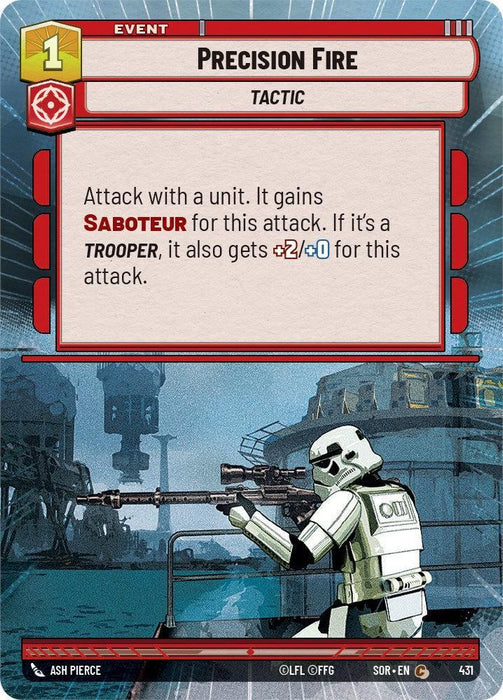 Precision Fire (Hyperspace) (431) [Spark of Rebellion] - for just $0.10! 